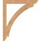 Ekena Millwork Thorton Slat Smooth Bracket, Western Red Cedar, 3 1/2"W x 36"D x 42"H BKT04X36X42THR06SWR - alternate 4